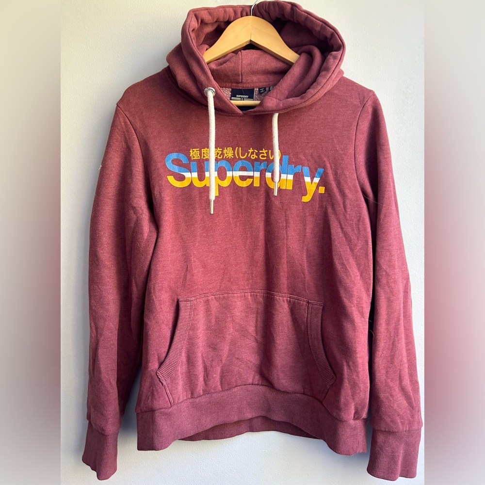 SUPERDRY womens size large Core logo vintage sweatshirt